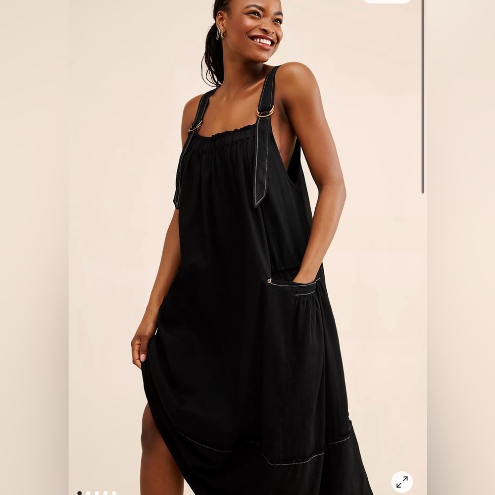 Free People Barrel Midi Dress